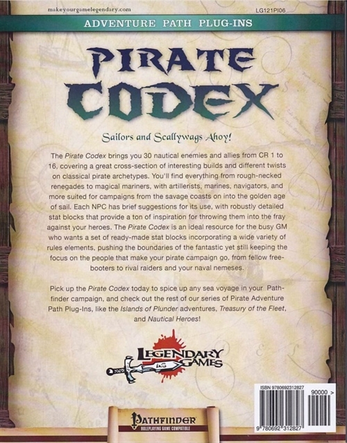 Pathfinder - Pirate Codex  (B Grade) (Genbrug)